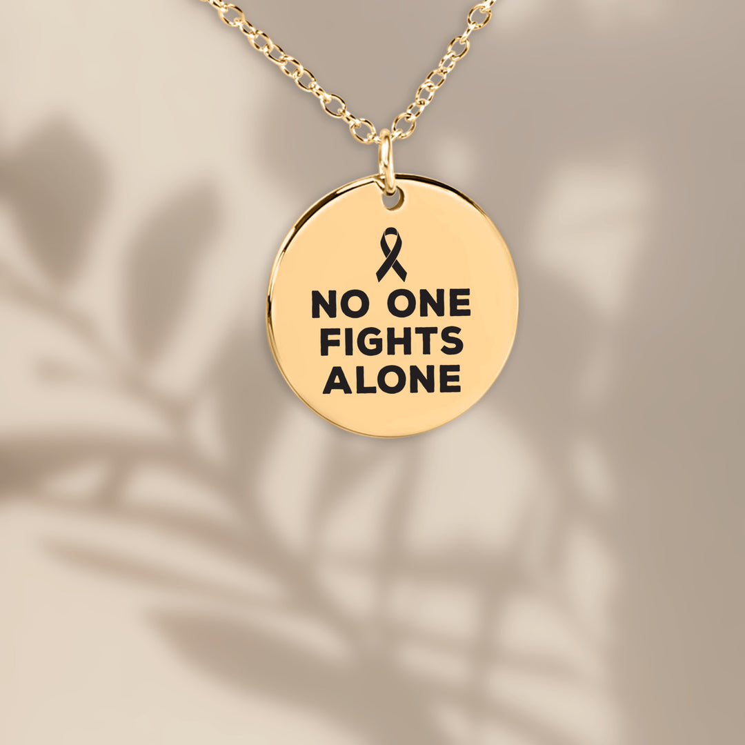 No One Fights Alone Coin Necklace