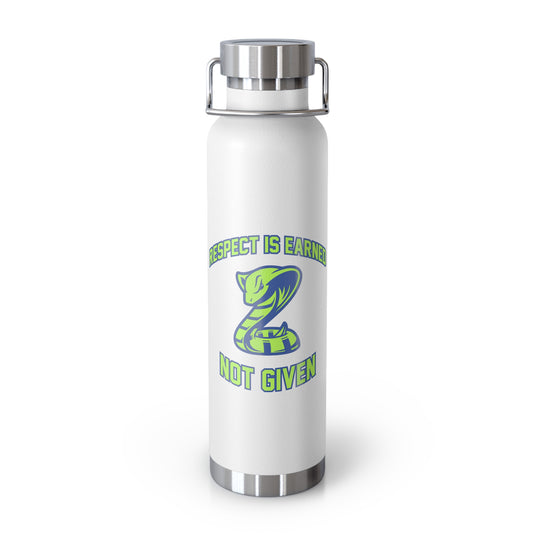 Court House Cobras Copper Vacuum Insulated Bottle 22oz - Respect Design