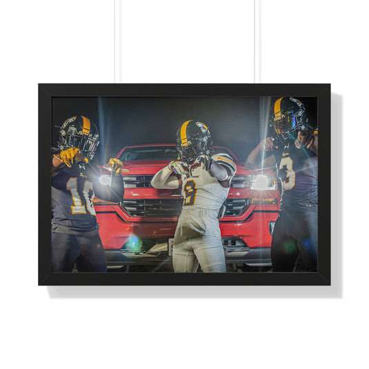 Offside Sports Photography Framed Horizontal Poster