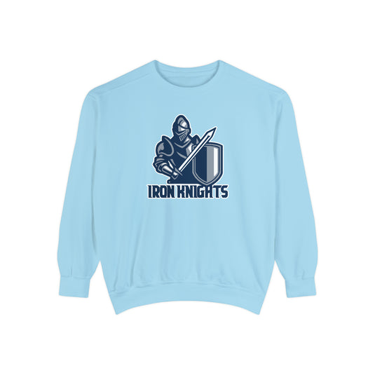 Iron Knights Premium Adult Unisex Crewneck Sweatshirt W/Knight Logo Only