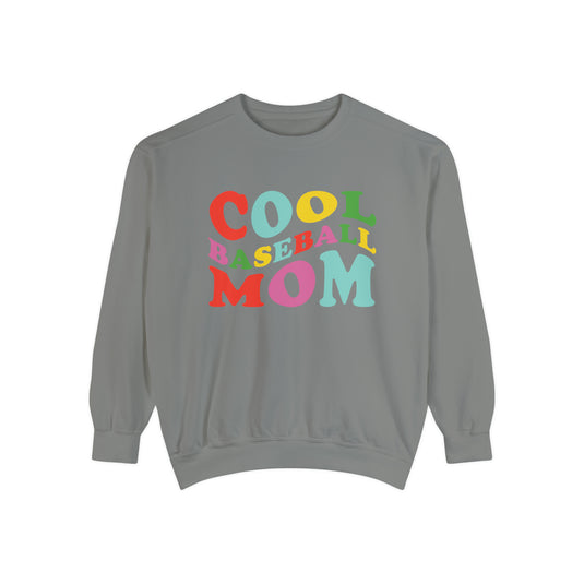 Cool Baseball Mom Adult Unisex Premium Crewneck Sweatshirt