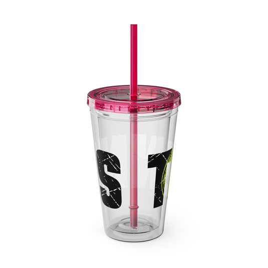 Tennis 16 oz Sunsplash Tumbler with Straw