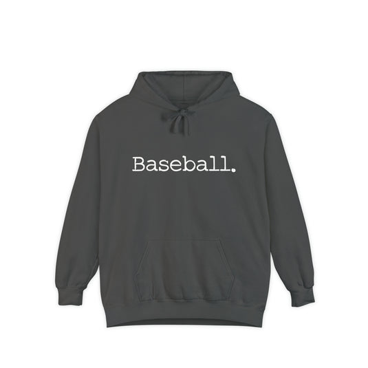 Typewriter Design Baseball Adult Unisex Premium Hooded Sweatshirt