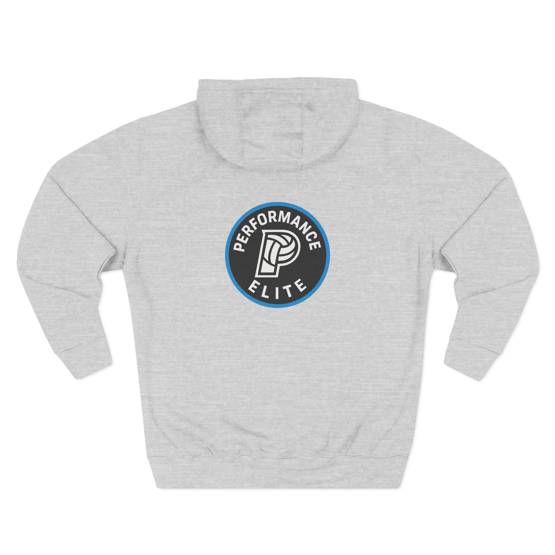 Performance Elite Unisex Adult Mid-Level Hooded Sweatshirt w/Front & Back Logo