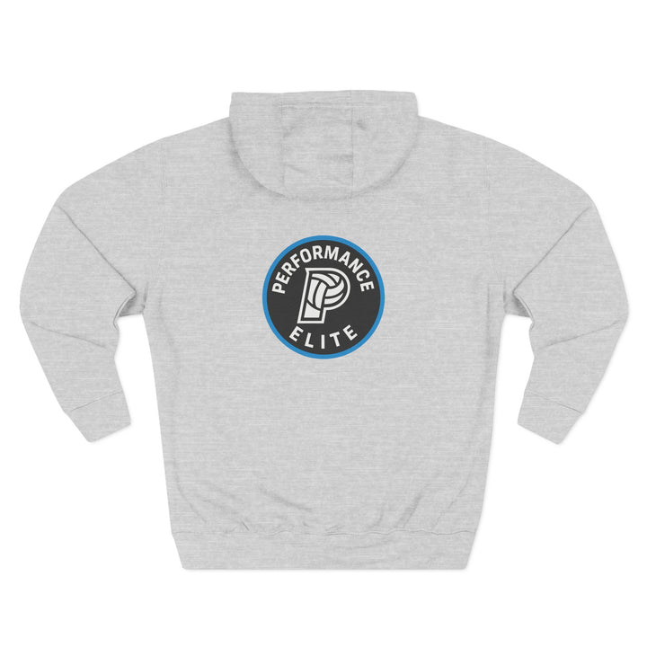 Performance Elite Unisex Adult Mid-Level Hooded Sweatshirt w/Front & Back Logo