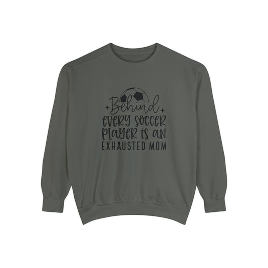 Behind Every Soccer Player Adult Unisex Premium Crewneck Sweatshirt