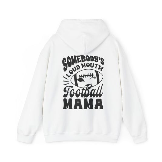 Somebody's Loud Mouth Football Mama Unisex Adult Basic Hooded Sweatshirt