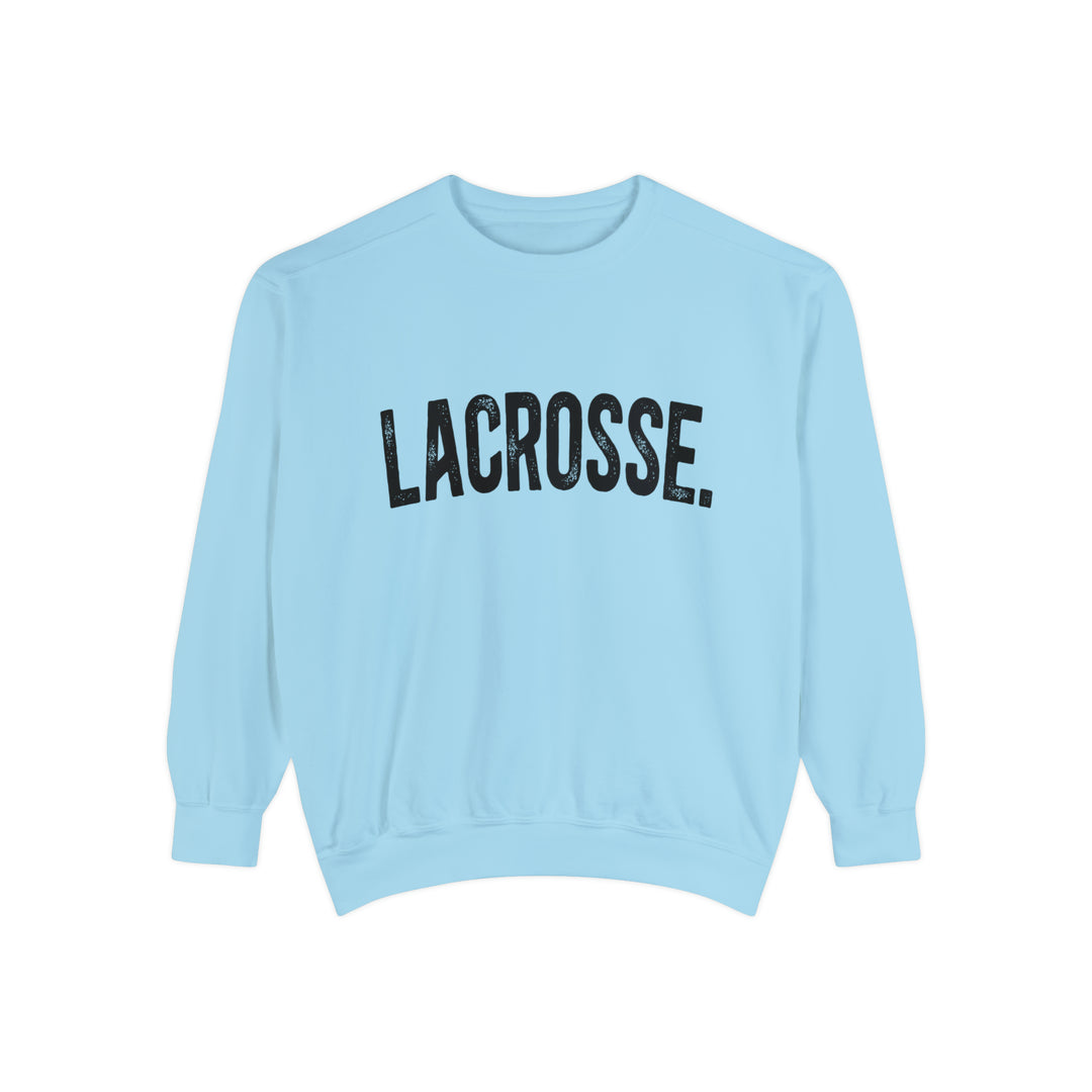 Rustic Design Lacrosse Adult Unisex Premium Crewneck Sweatshirt