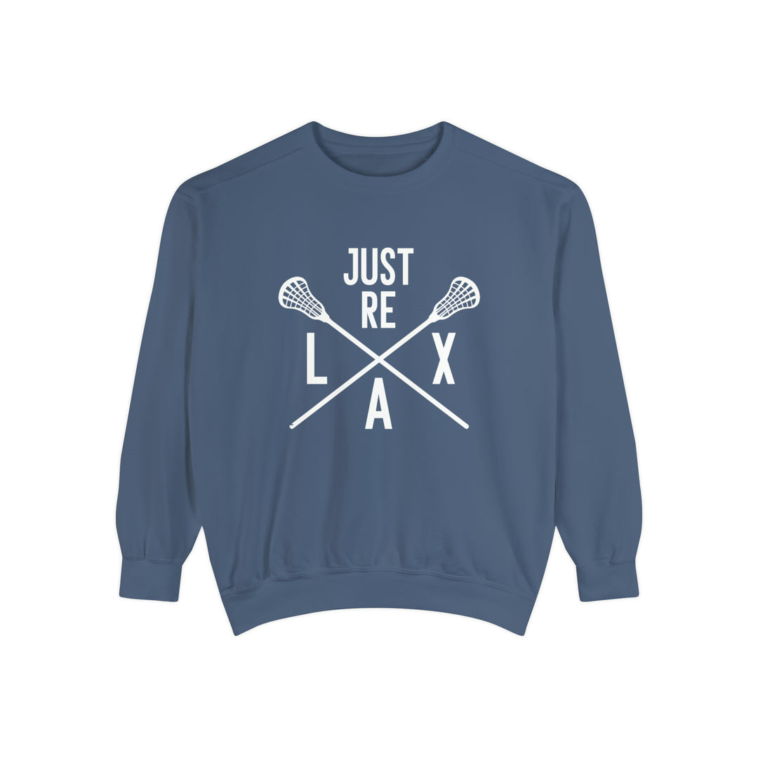 Just Re LAX Lacrosse Adult Unisex Premium Crewneck Sweatshirt