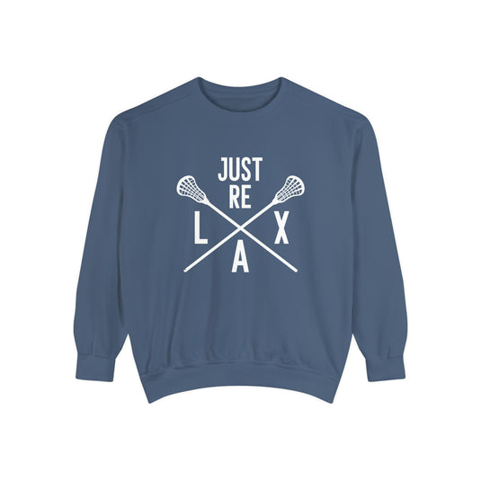 Just Re LAX Lacrosse Adult Unisex Premium Crewneck Sweatshirt