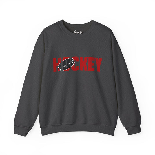 Hockey Adult Unisex Basic Crewneck Sweatshirt