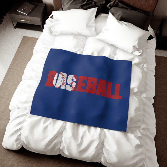 Baseball Sweatshirt Blanket