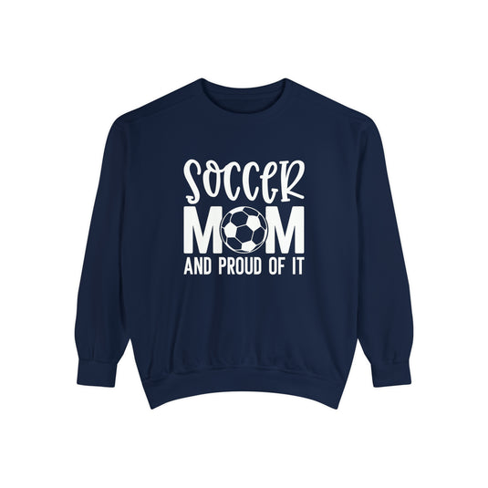 Soccer Mom and Proud of It Adult Unisex Premium Crewneck Sweatshirt