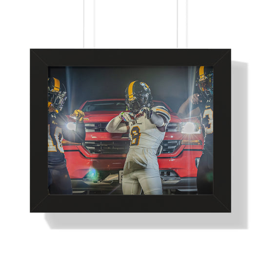 Offside Sports Photography Framed Horizontal Poster