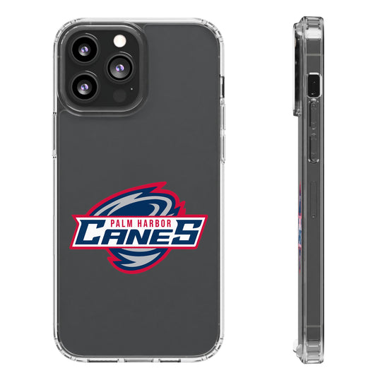 Palm Harbor Lady Canes Clear Phone Case