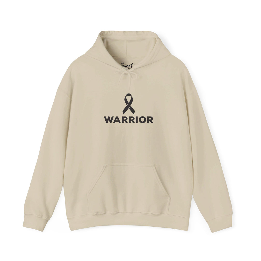 Cancer Ribbon Warrior Adult Unisex Hooded Sweatshirt