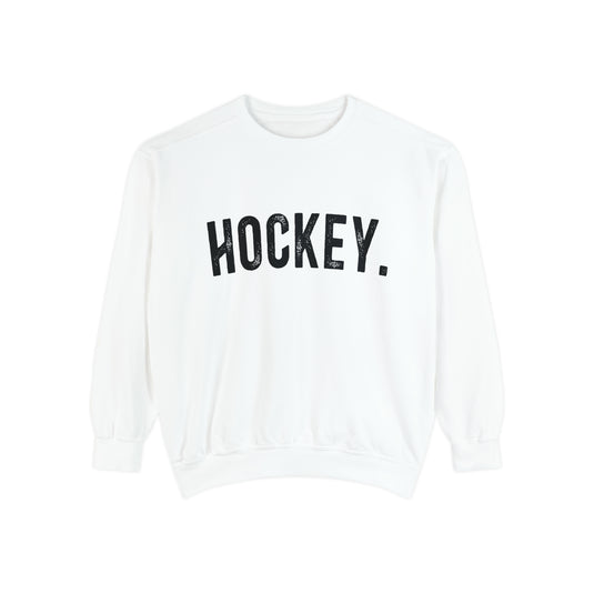 Rustic Design Hockey Adult Unisex Premium Crewneck Sweatshirt