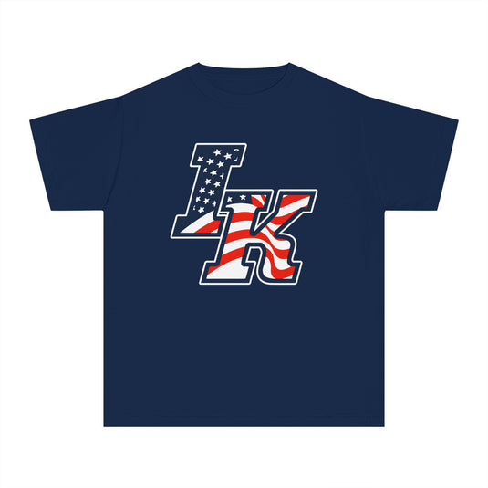 Iron Knights Youth Premium Tshirt - w/Flag Logo Only