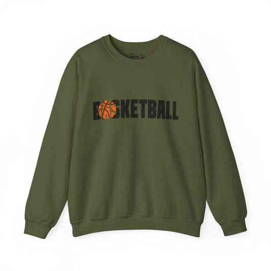 Basketball Adult Unisex Basic Crewneck Sweatshirt