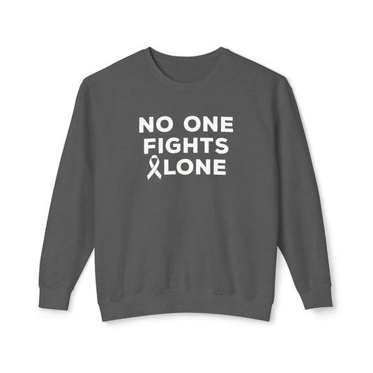 No One Fights Alone Adult Unisex Premium Crewneck Sweatshirt