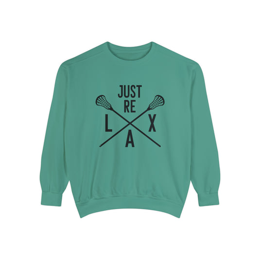 Just Re LAX Lacrosse Adult Unisex Premium Crewneck Sweatshirt