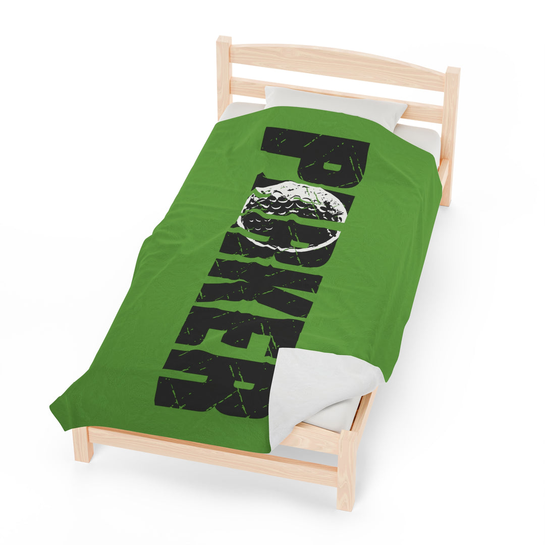 Golf Plush Blanket w/Custom Name