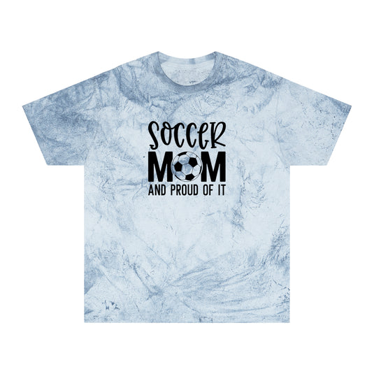 Soccer Mom and Proud of It Adult Unisex Colorblast T-Shirt