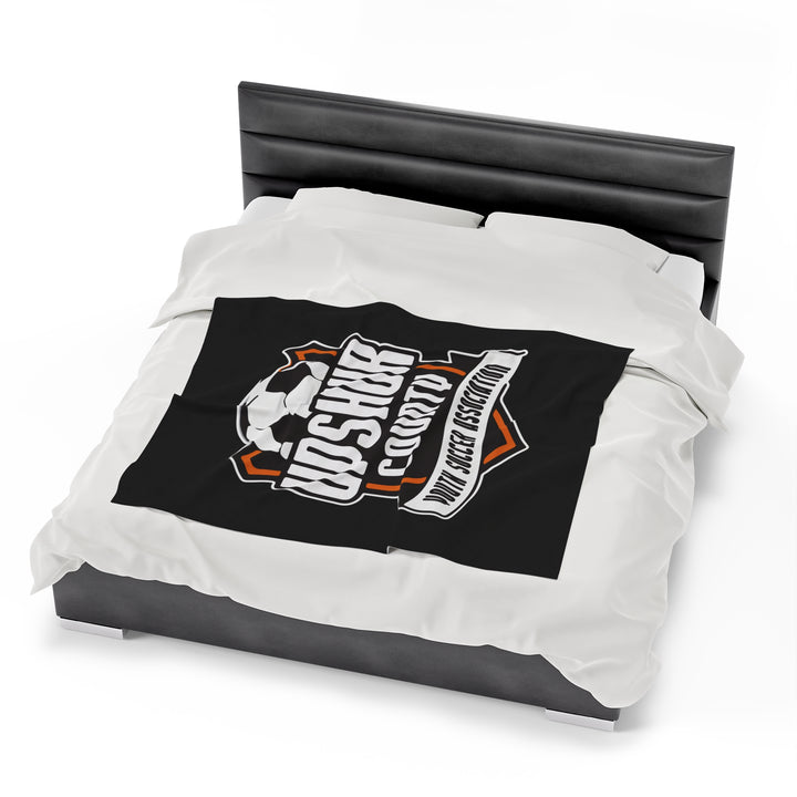Upshur County Soccer Velveteen Plush Blanket