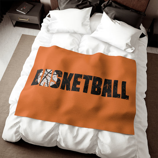 Basketball Sweatshirt Blanket