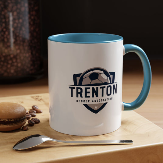 Trenton Soccer Association Accent Coffee Mug