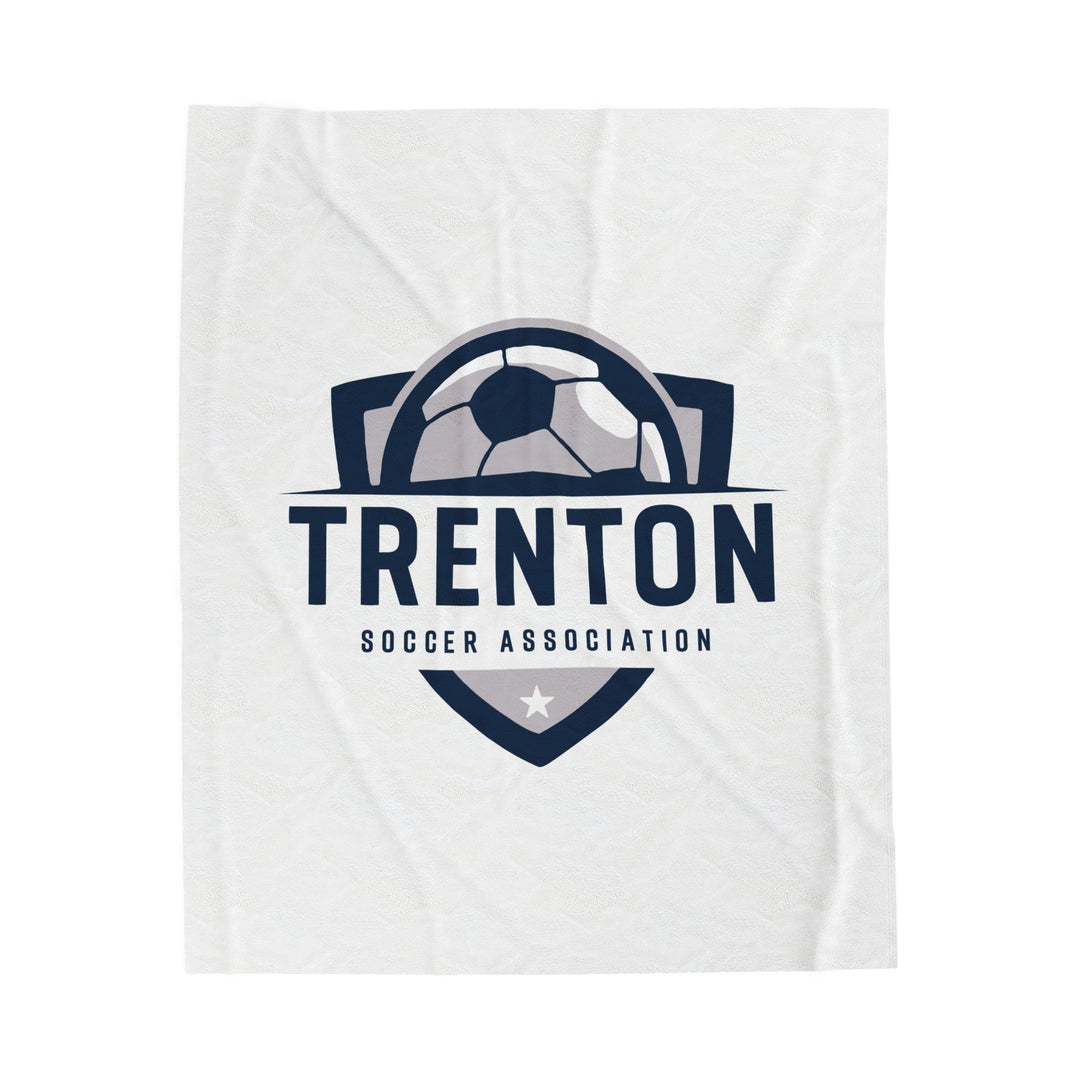 Trenton Soccer Association Velveteen Plush Blanket