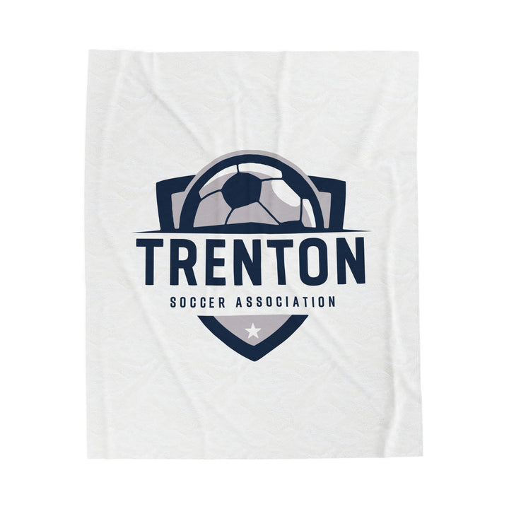 Trenton Soccer Association Velveteen Plush Blanket