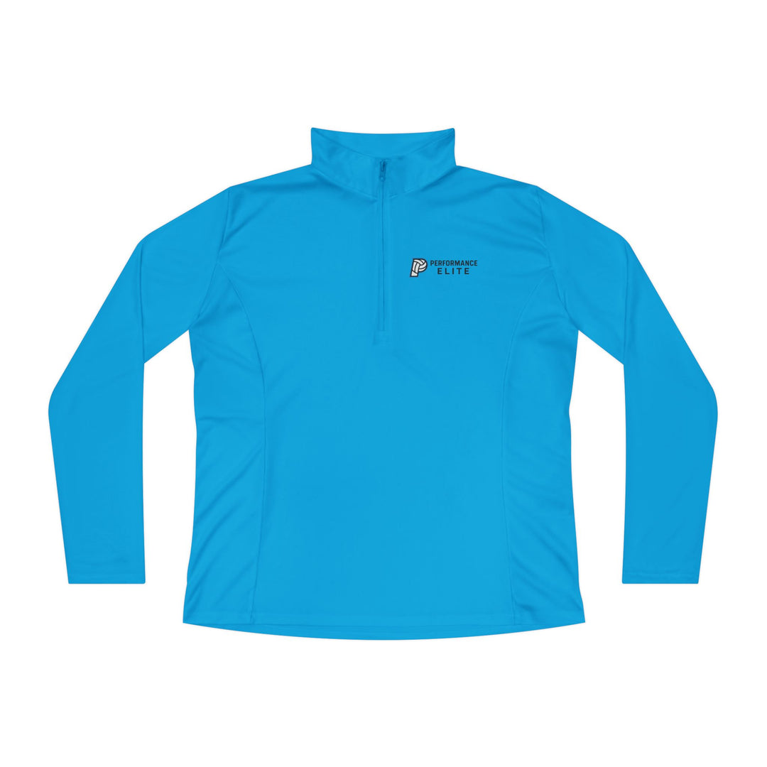 Performance Elite Women's Long Sleeve Quarter-Zip Pullover w/Front & Back Logo
