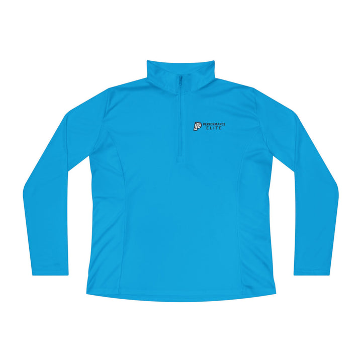 Performance Elite Women's Long Sleeve Quarter-Zip Pullover w/Front & Back Logo