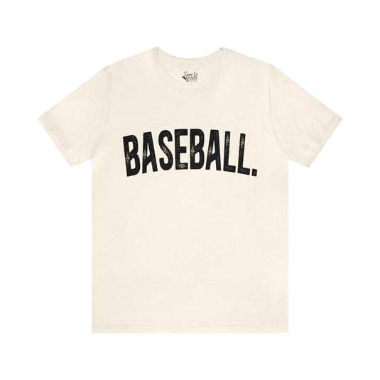 Rustic Design Baseball Adult Unisex Mid-Level T-Shirt