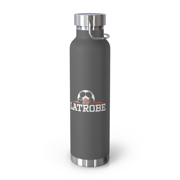 Latrobe Boys Soccer Copper Vacuum Insulated Bottle 22oz