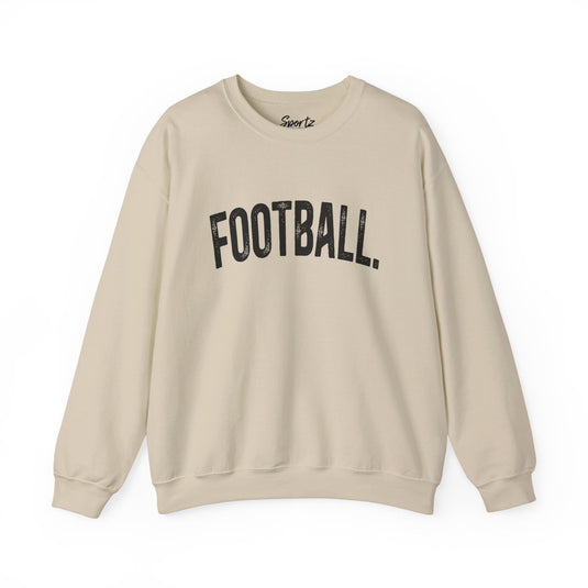 Rustic Design Football Adult Unisex Basic Crewneck Sweatshirt