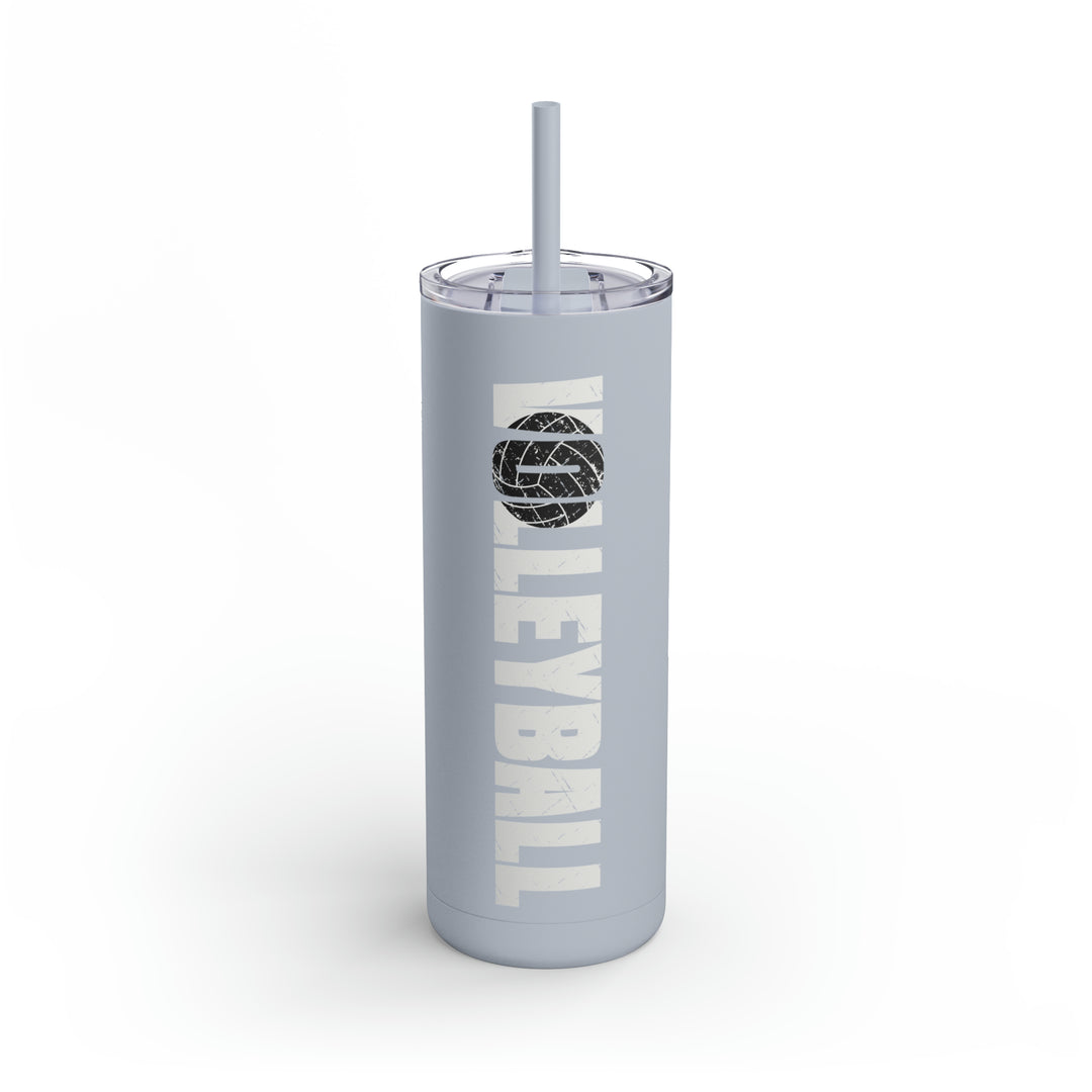 Volleyball 20oz Skinny Matte Tumbler