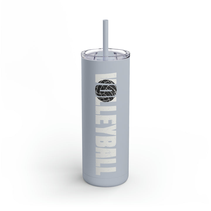 Volleyball 20oz Skinny Matte Tumbler