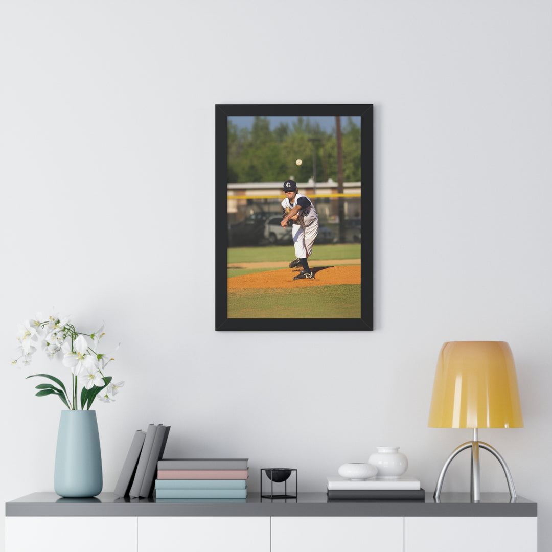 Quick Slants Photography Framed Vertical Poster
