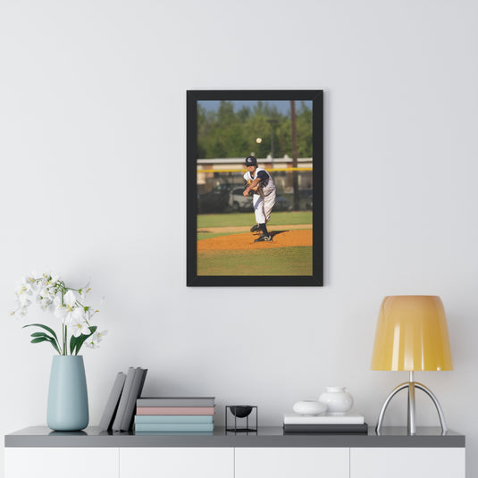 Quick Slants Photography Framed Vertical Poster