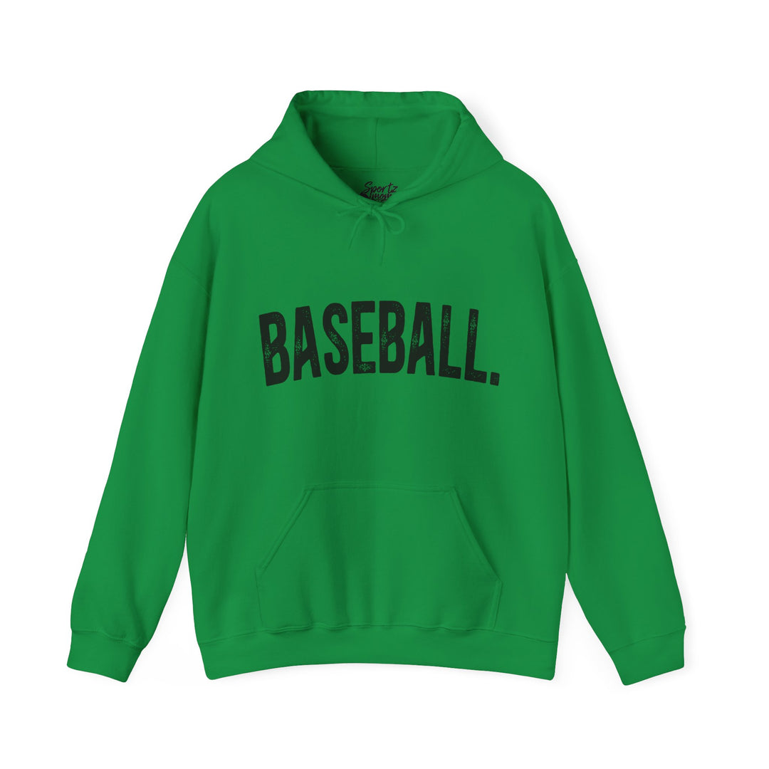 Rustic Design Baseball Adult Unisex Hooded Sweatshirt