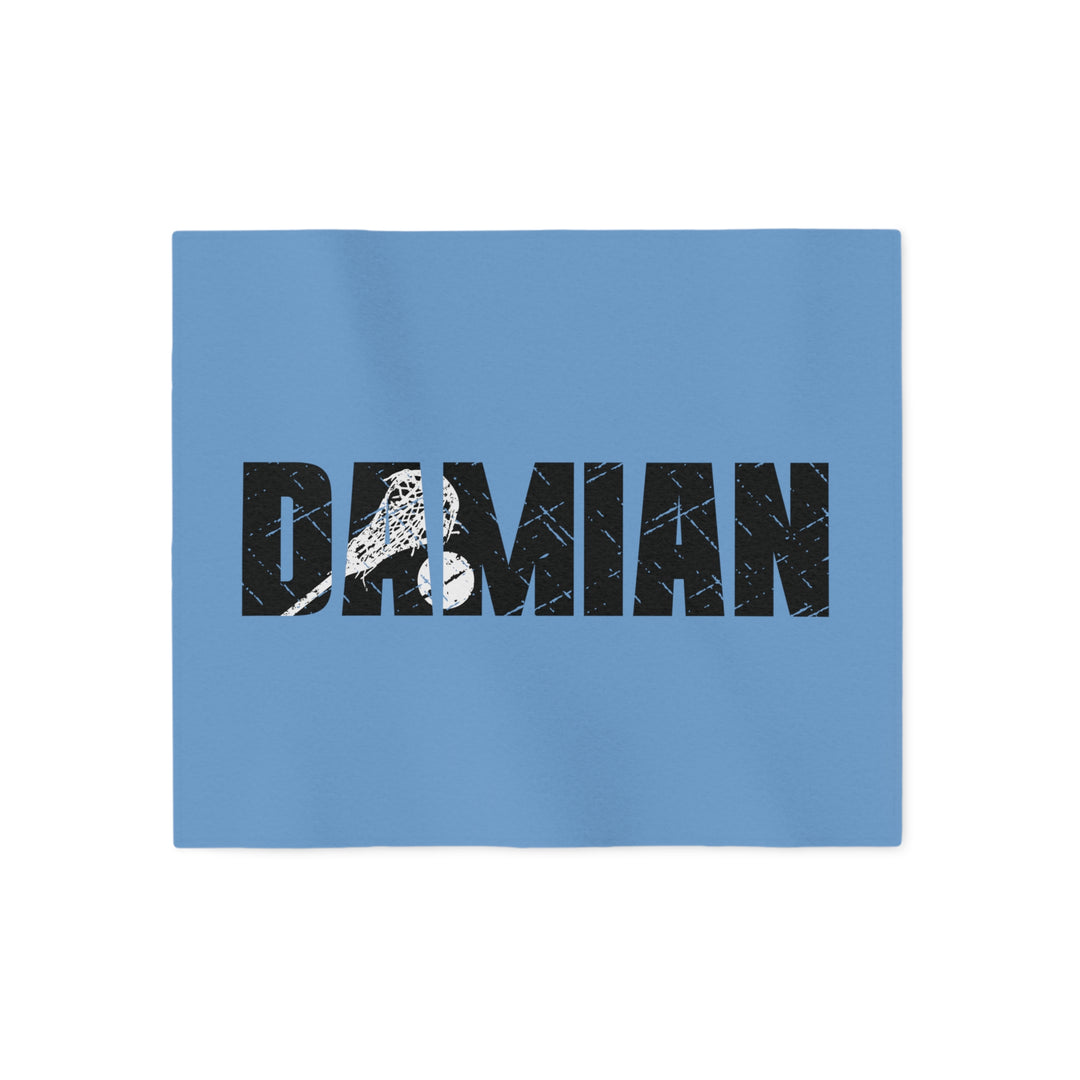 Lacrosse Sweatshirt Blanket w/Custom Name