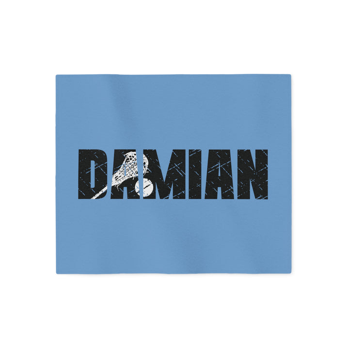 Lacrosse Sweatshirt Blanket w/Custom Name