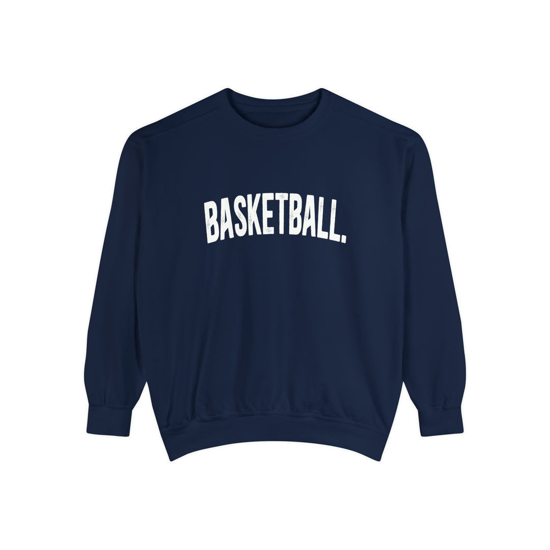 Rustic Design Basketball Adult Unisex Premium Crewneck Sweatshirt