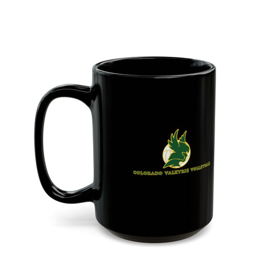 Colorado Valkyrie Volleyball Club Black Mug