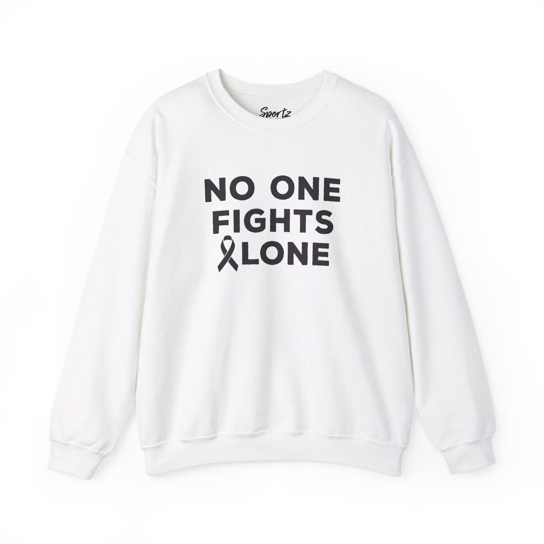 No One Fights Alone Adult Unisex Crewneck Sweatshirt