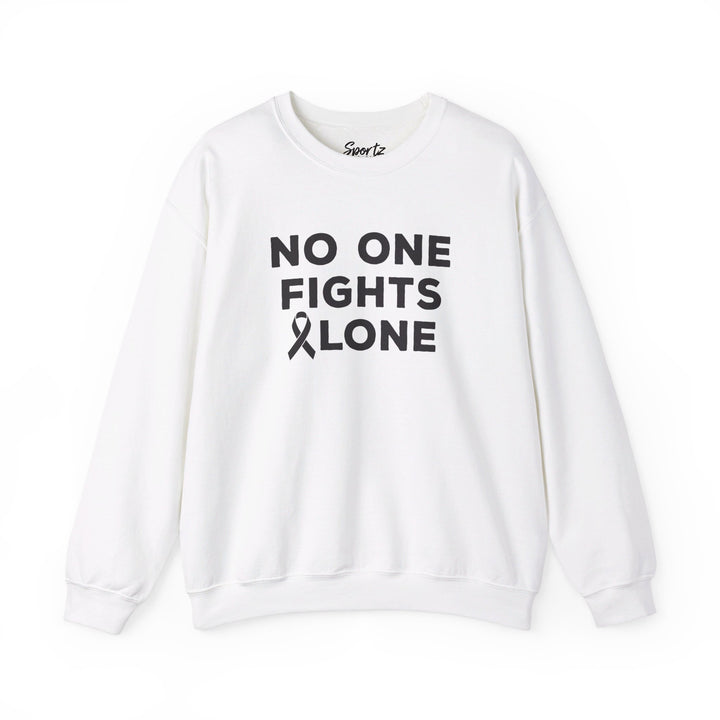 No One Fights Alone Adult Unisex Crewneck Sweatshirt