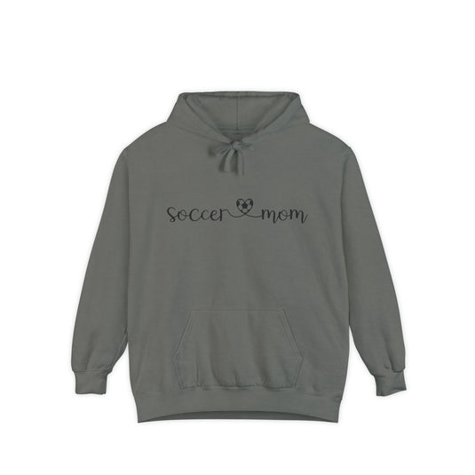 Soccer Mom with Heart Adult Unisex Premium Hooded Sweatshirt