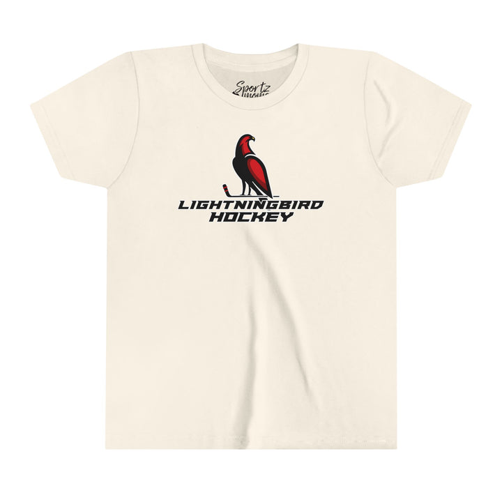 Wheeling Lightningbirds Unisex Youth Mid-Level T-Shirt - Hockey Design